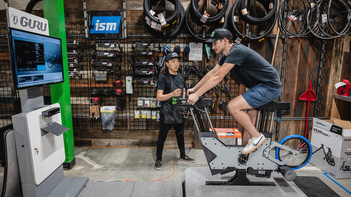 bike fitting at the Basement