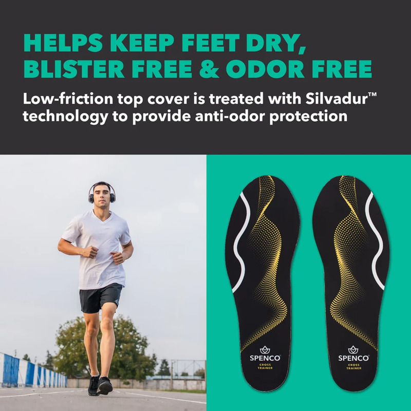 Cross Trainer Insole, Spenco Medical Cross Trainer Insole blister free