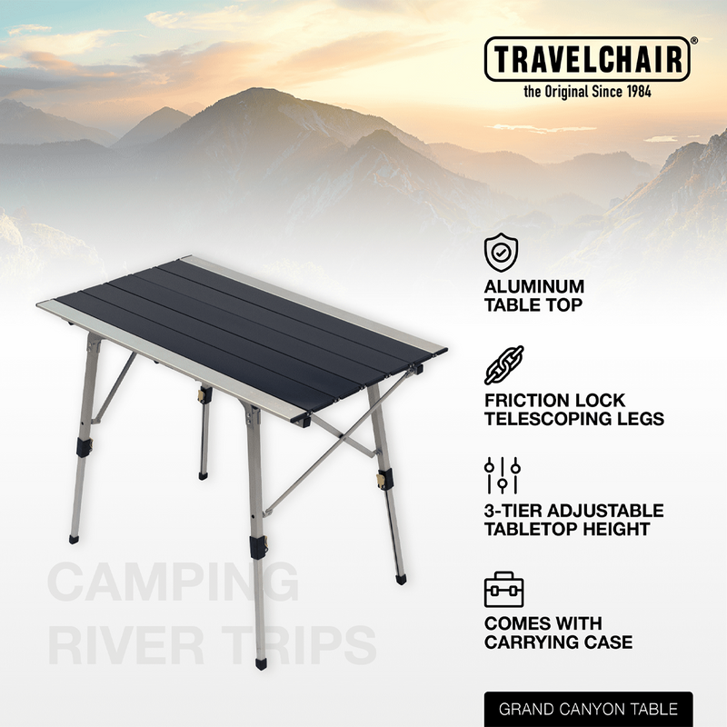 Grand Canyon Table, TravelChair Grand Canyon Table infographic