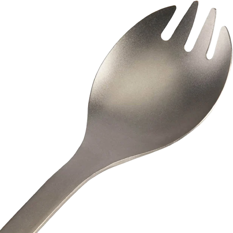 Titanium Spork, Snow Peak Titanium Spork in Silver Close