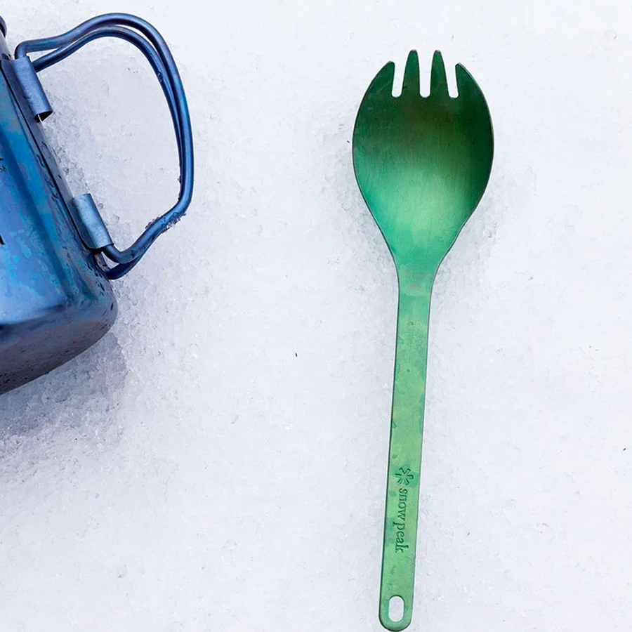 Titanium Spork alternate view