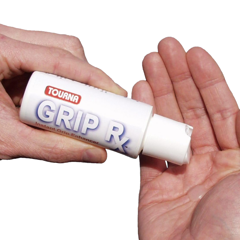 Grip Rx 2 oz Grip Enhancer, Tourna Grip Rx 2 oz Grip Enhancer in hand