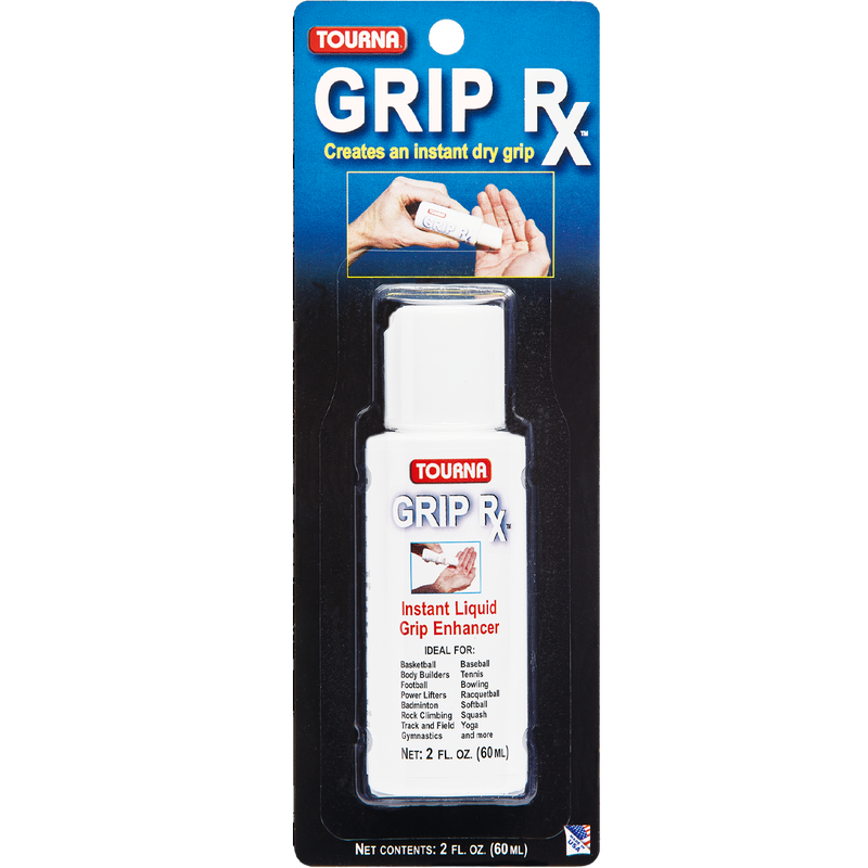 Grip Rx 2 oz Grip Enhancer, Tourna Grip Rx 2 oz Grip Enhancer in packaging