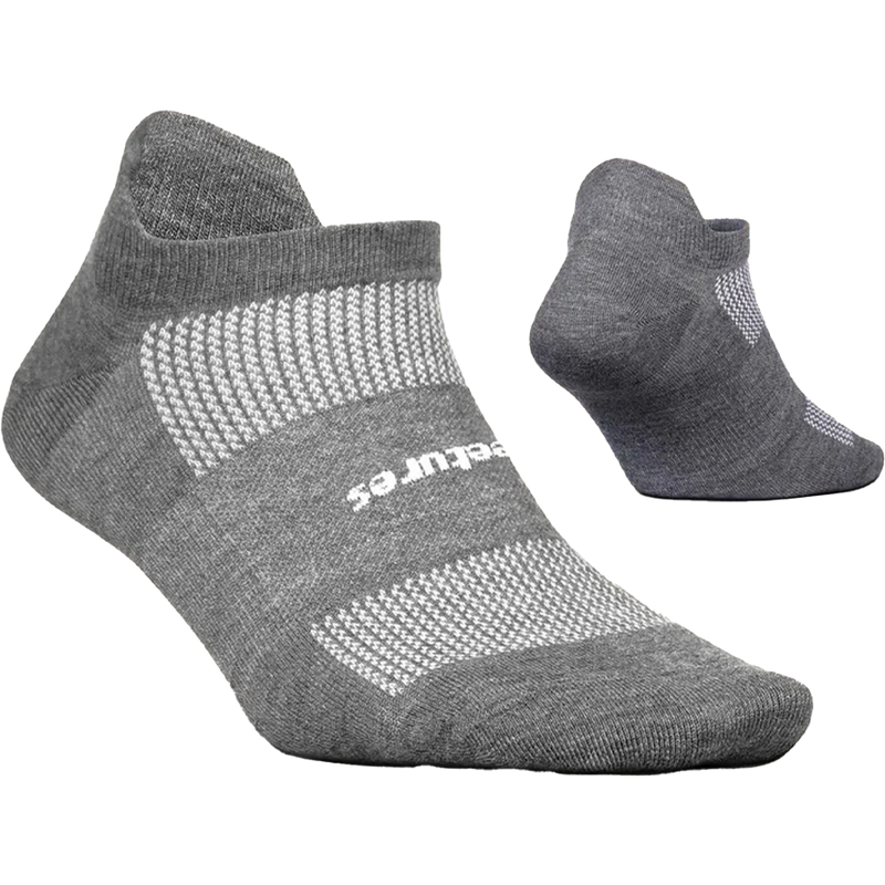 High Performance Ultra Light No Show Tab, Feetures High Performance Ultra Light No Show Tab Pair Toe and Heel