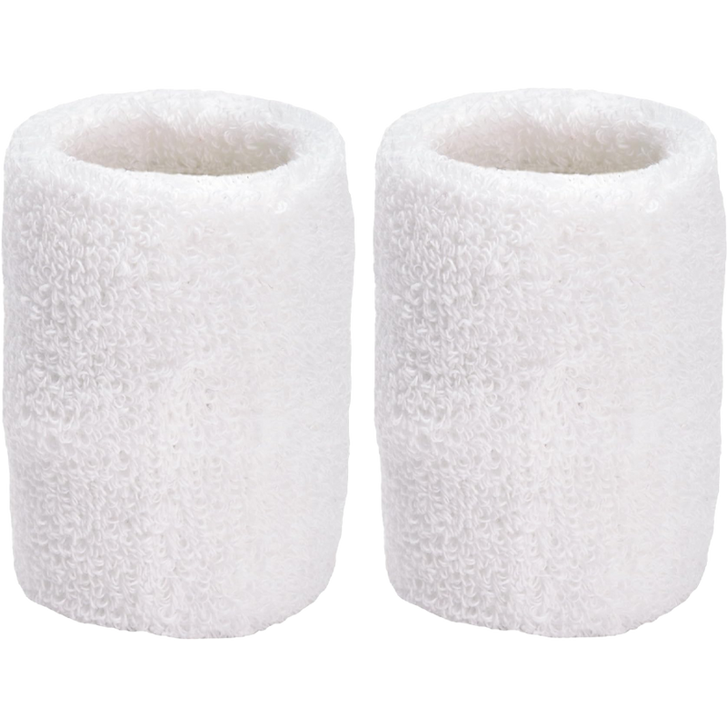 Thick 2-Ply Wristband - White