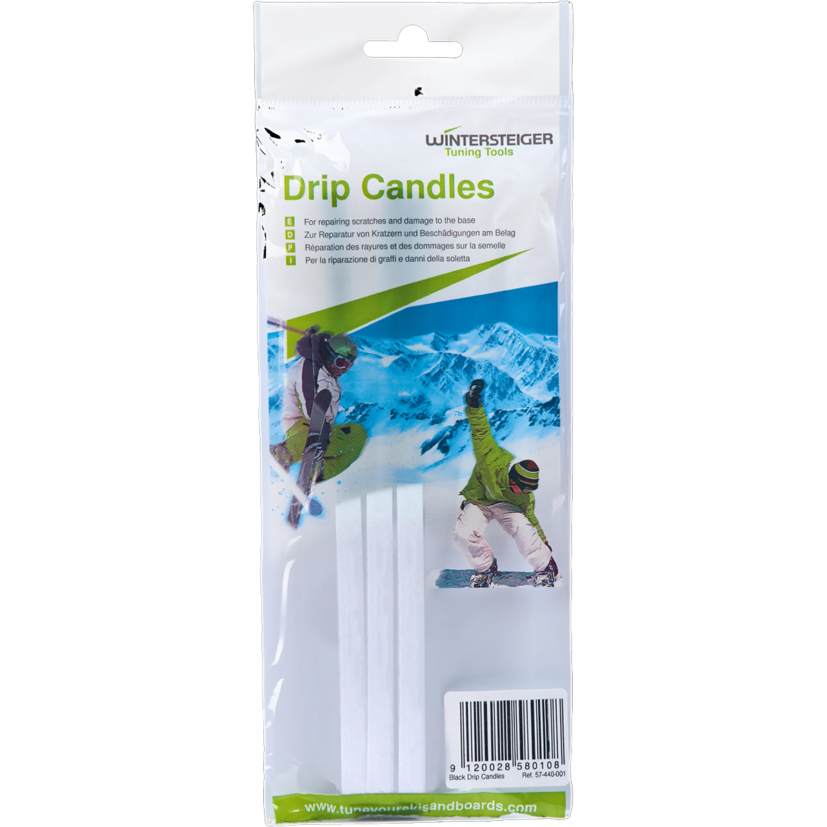 Drip Candles Clear P-Tex alternate view