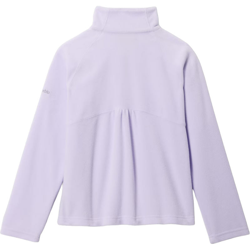 Youth Glacial 1/2 Zip Fleece, Columbia Youth Glacial 1/2 Zip Fleece in 568 Purple Tint back