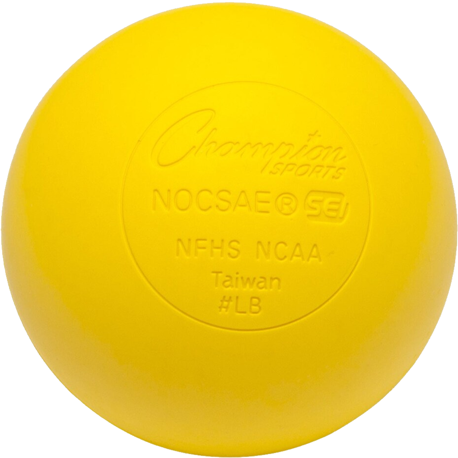 NOCSAE Lacrosse Ball alternate view