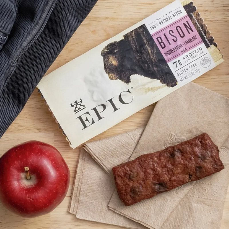 Epic Bar, Epic Provisions Epic Bar on table