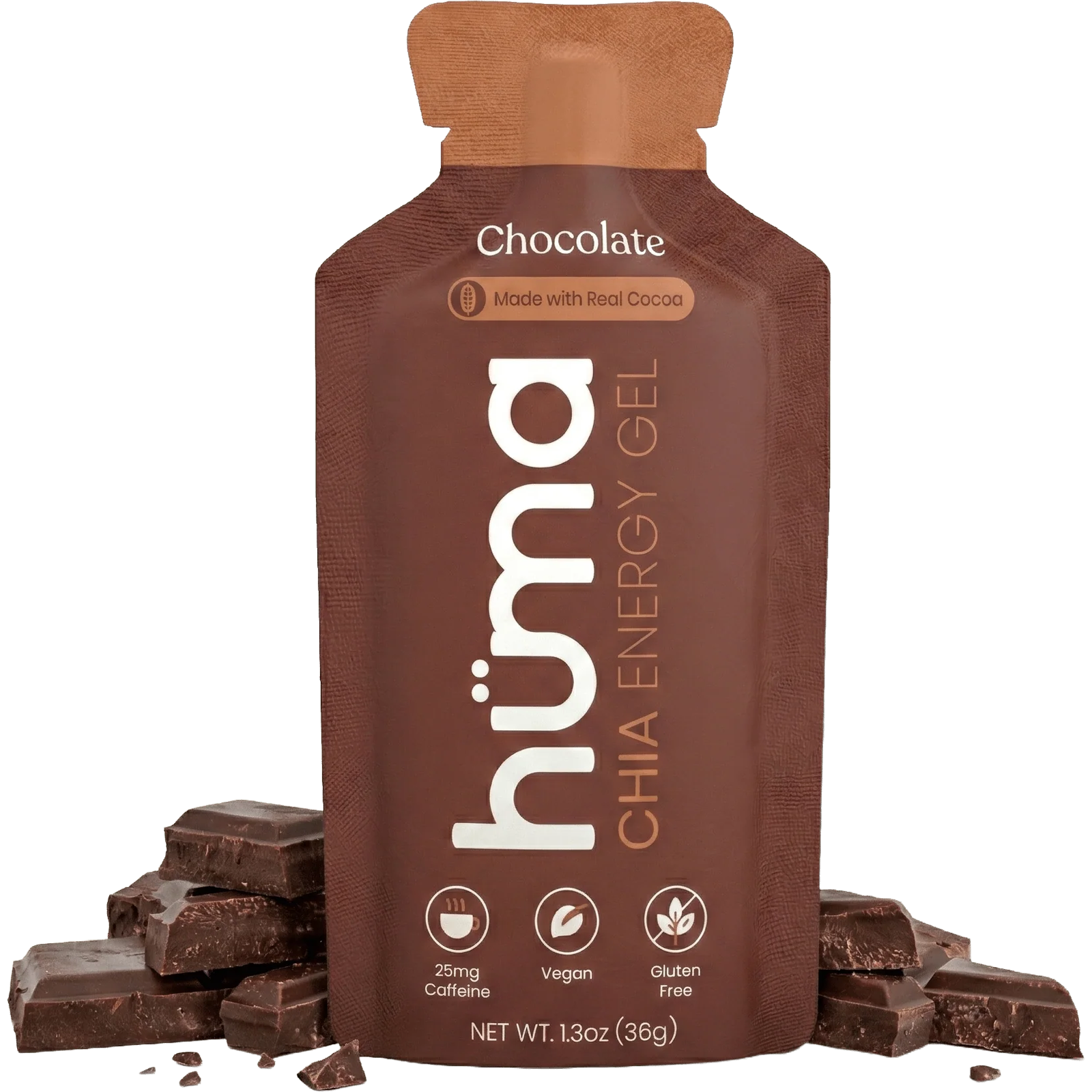 Huma Chia Energy Gel in Chocolate Single Packet