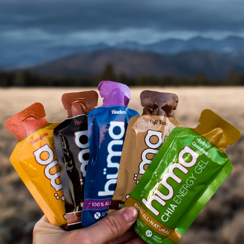Chia Energy Gel, Huma Chia Energy Gel flavors