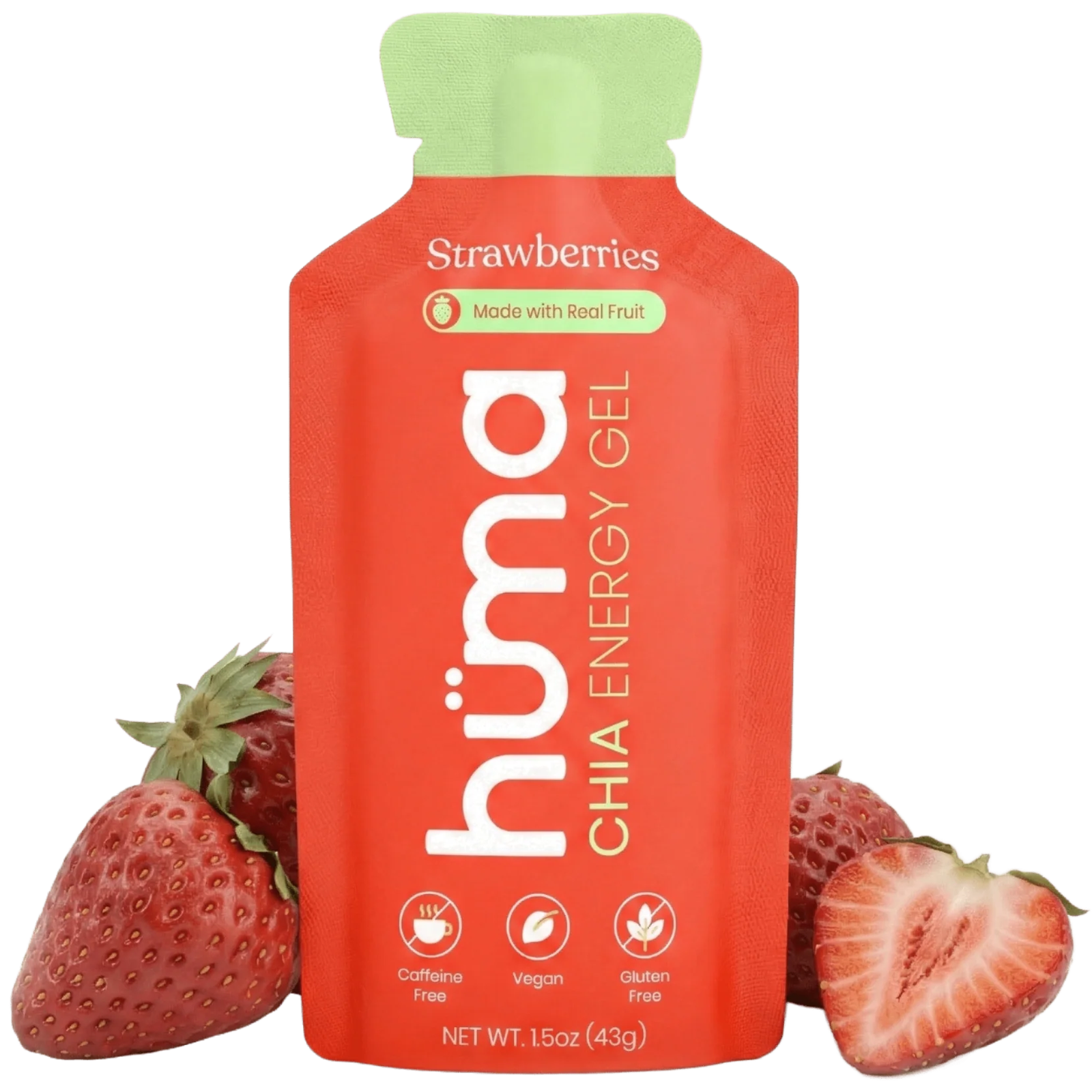 Huma Chia Energy Gel in Strawberry Single Packet