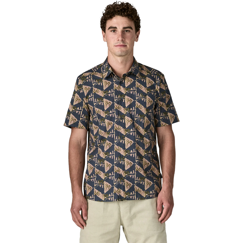 Men's Go To Short Sleeve, Patagonia Men's Go To Short Sleeve Front