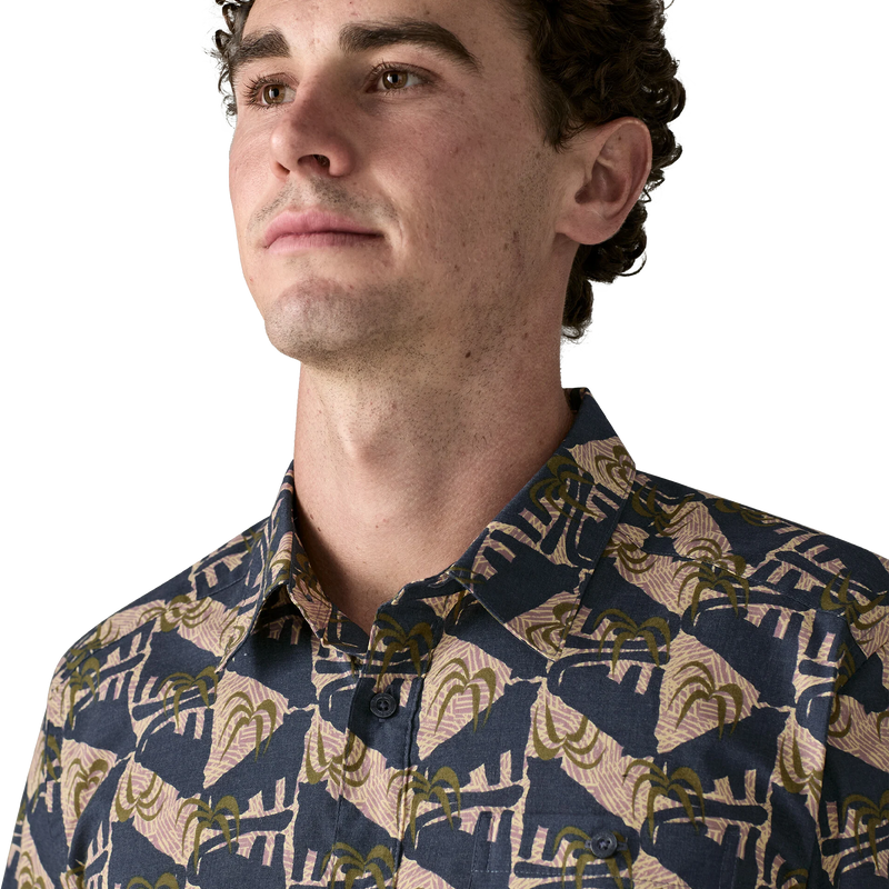 Men's Go To Short Sleeve, Patagonia Men's Go To Short Sleeve Collar