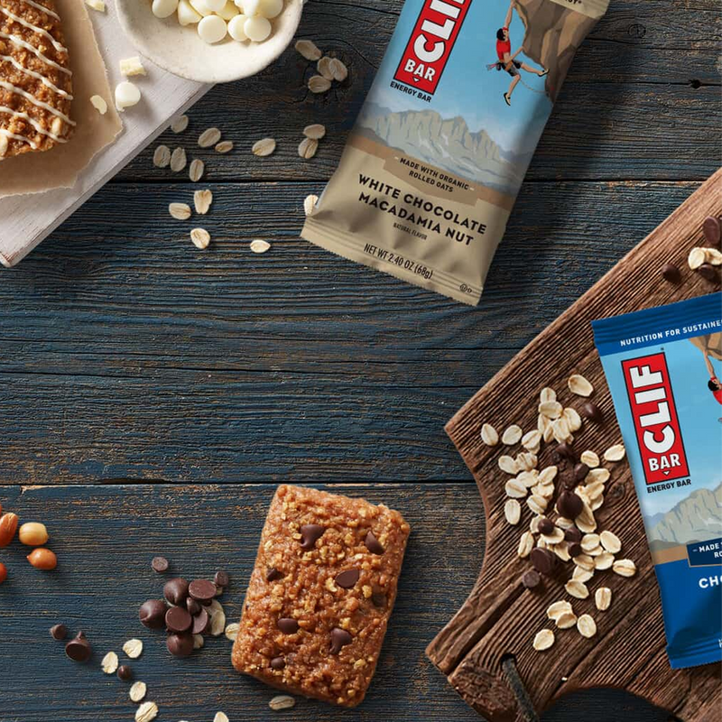 Clif Bar, Clif Bars on tables