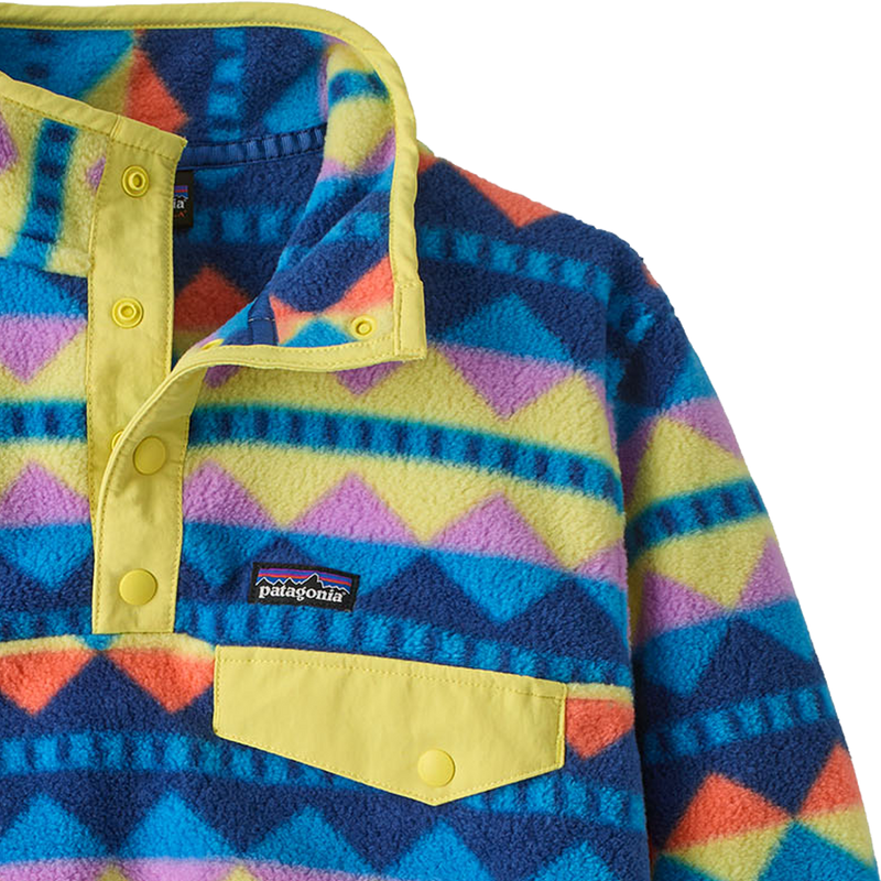 Youth Lightweight Synchilla Snap-T Pullover, Patagonia Youth Lightweight Synchilla Snap-T Fleece Pullover collar