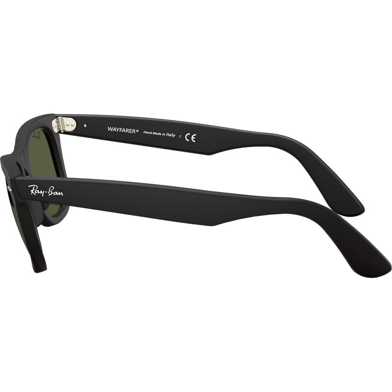 Original Wayfarer - Matte Black/G-15 Green, Ray Ban Original Wayfarer - Matte Black/G-15 Green left