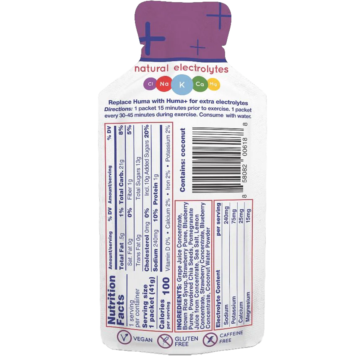 Chia Energy Gel Plus alternate view