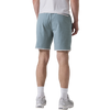 Vuori Men's Banks Shorts in Dusty Blue Slub Stripe on model back