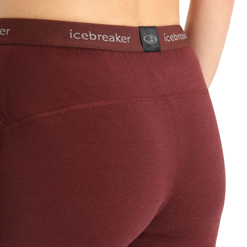Women's 200 Oasis Leggings, Icebreaker Women's 200 Oasis Leggings seam detail