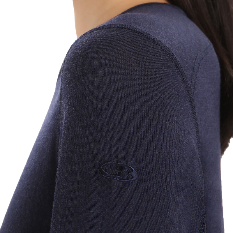 Women's 200 Oasis Long Sleeve Crewe, Icebreaker Women's 200 Oasis Long Sleeve Crewe logo