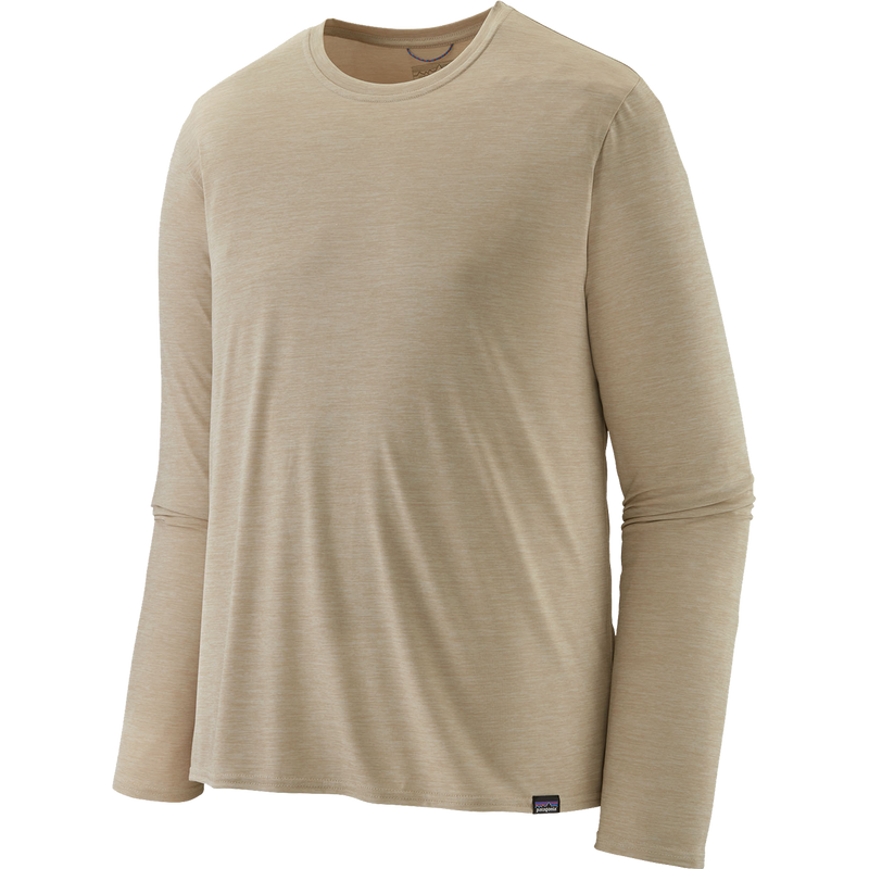 Patagonia Men's Long-Sleeved Capilene Cool Daily Shirt in Pumice Dyno/White XDye