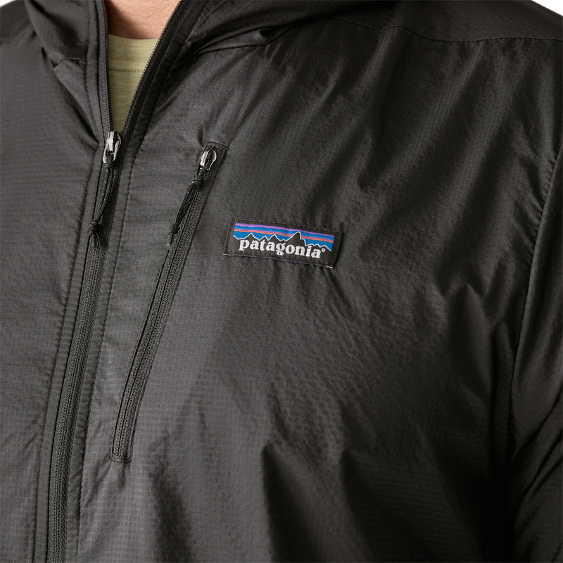 Men's Houdini Jacket, Patagonia Men's Houdini Jacket in BOB-Black w/Black front chest pocket