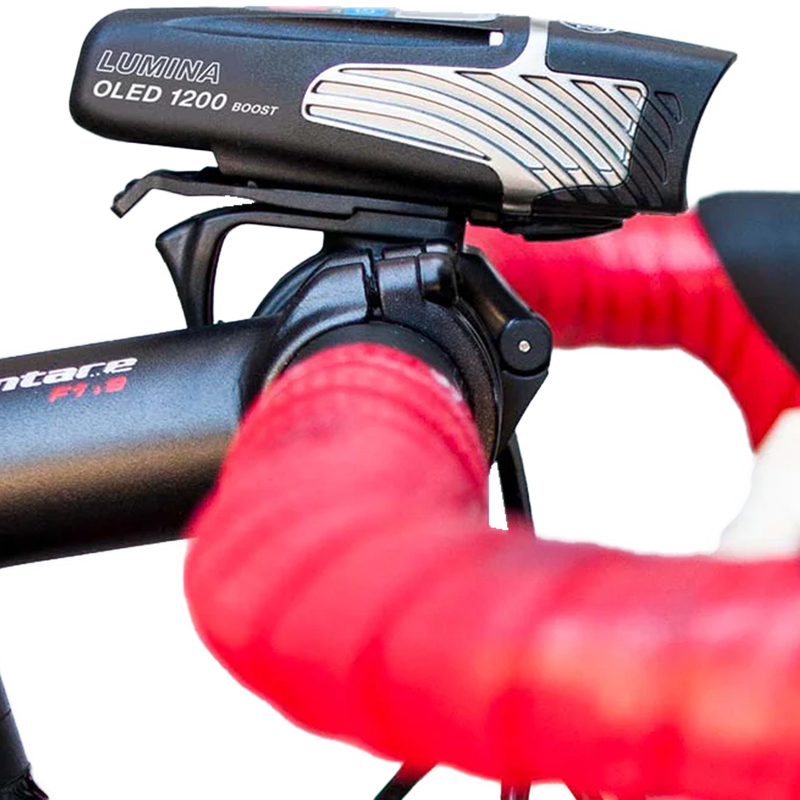 Lumina OLED 1200 Boost Headlight, NiteRider Lumina OLED 1200 Boost Headlight side view