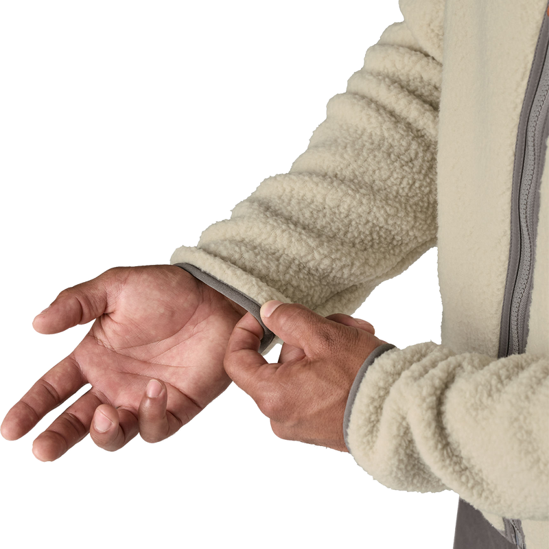 Men's Retro Pile Jacket, Patagonia Men's Retro Pile Jacket cuff