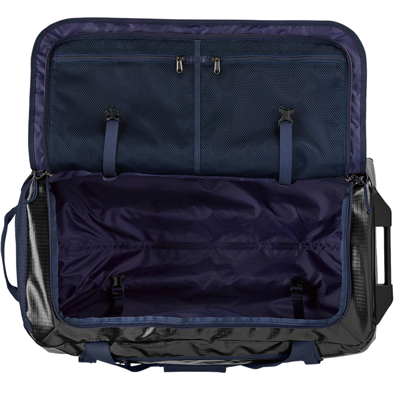 Black Hole Wheeled Duffel 70L, Patagonia Black Hole Wheeled Duffel 70L open