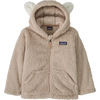 Patagonia Youth Baby Furry Friends Fleece Hoody in Shroom Taupe