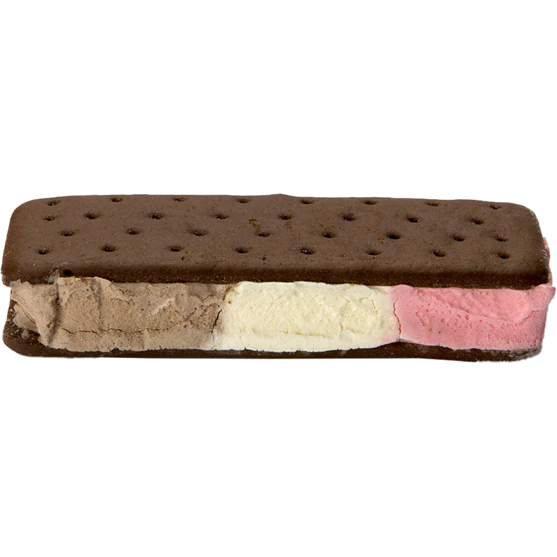 Neapolitan Ice Cream Sandwich (1 Serving)