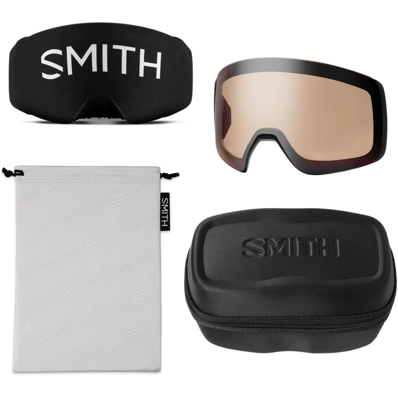 Smith 4D Mag in Black + CP Pro Photo Red Mirror and CP low light lens accessories and extra lens