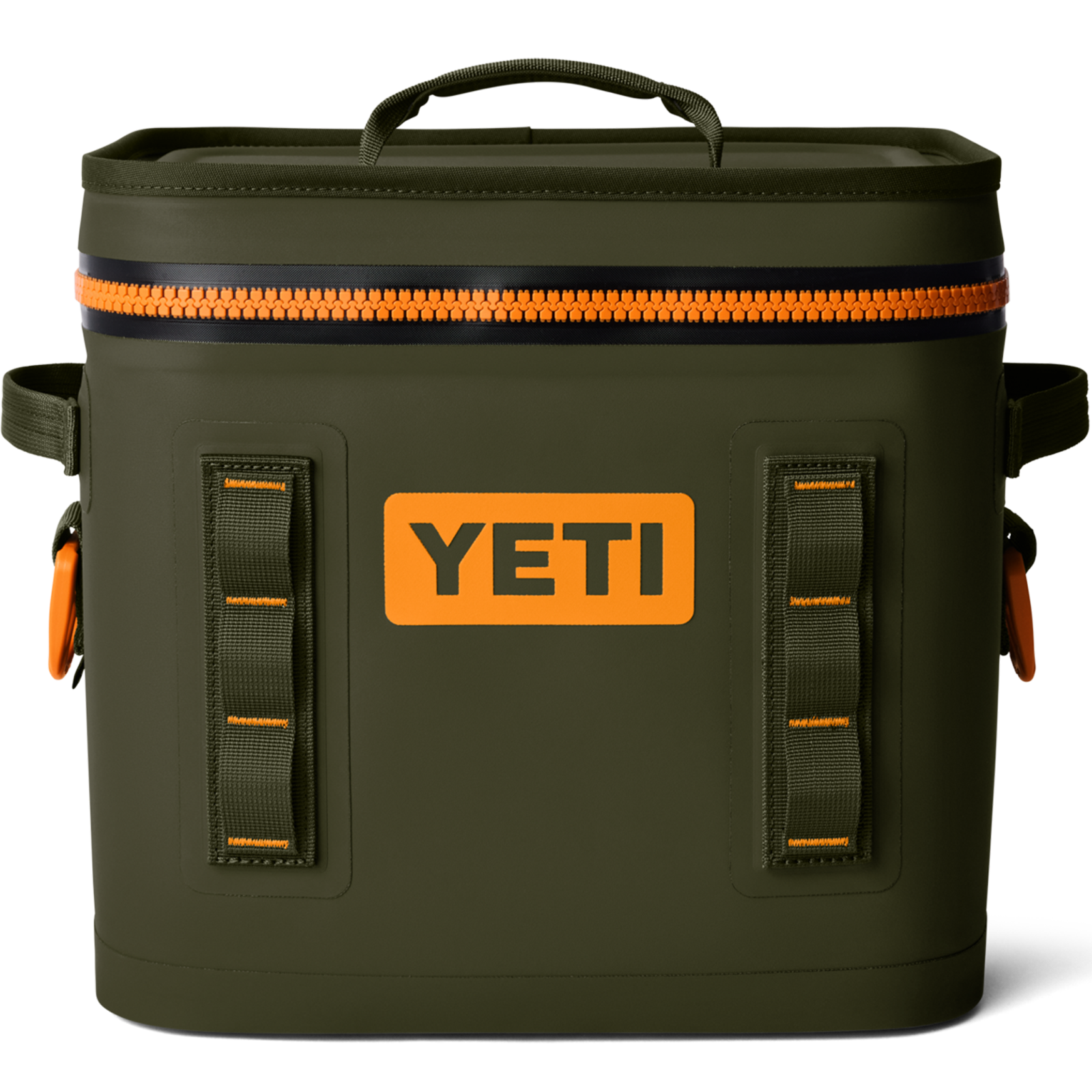 Yeti Hopper Flip 12 in Wetlands Camo front top closed
