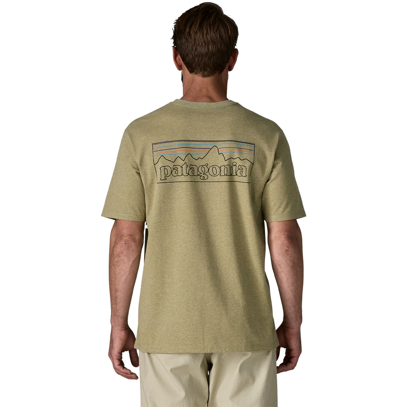 Men's P-6 Logo Responsibili-Tee, Patagonia Men's P-6 Logo Responsibili-Tee Back