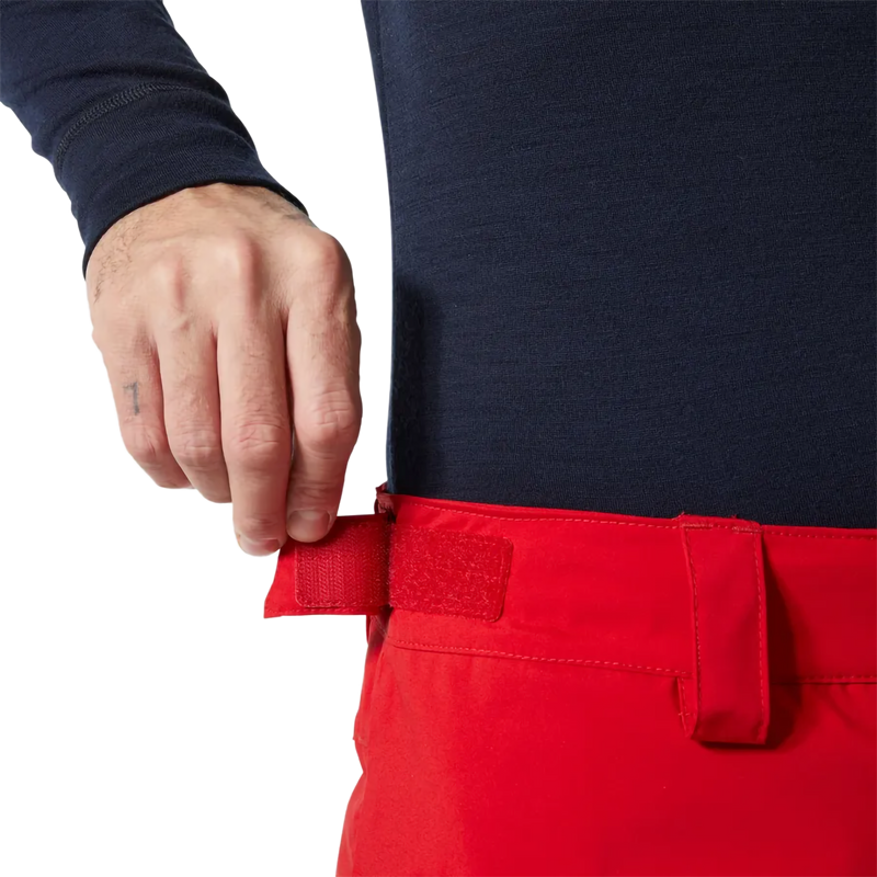 Men's Legendary Insulated Pant, Helly Hansen Men's Legendary Insulated Pant in Red waist band closure