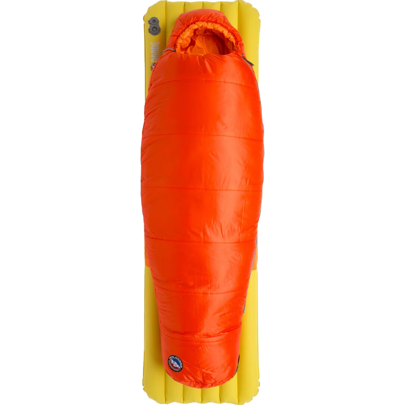 Youth Wolverine 20, Big Agnes Youth Wolverine 20 in Cherry Tomato/Tangelo on pad