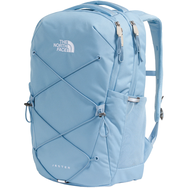 Women's Jester, The North Face Women's Jester in QEO-Steele Blue front right