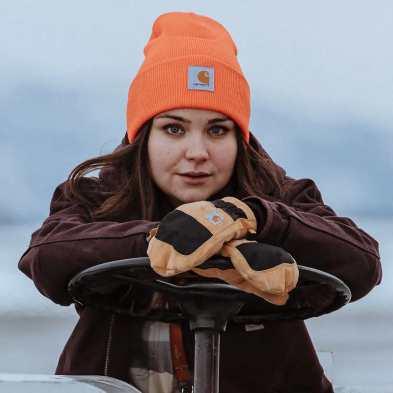 Knit Cuffed Beanie, Carhartt Knit Cuffed Beanie on woman
