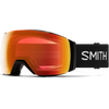 Smith I/O MAG XL in Black + CP Everyday Red Mirror front left