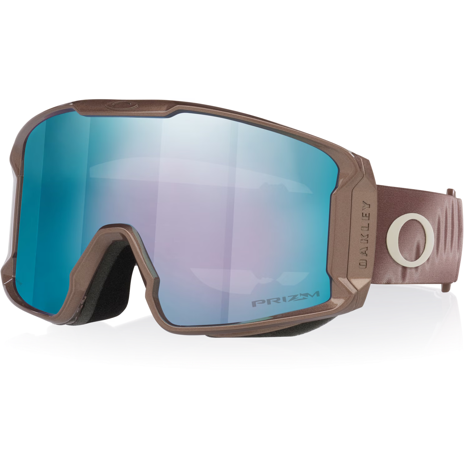 Oakley Line Miner M in Metallic Mahogany + Prizm Snow Sapphire Iridium