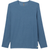 Vuori Men's Long-Sleeve Strato Tech Tee in HPB-Pool Blue Heahter