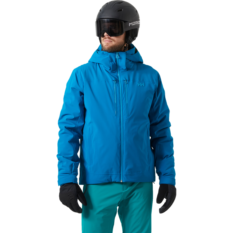 Men's Alpha Lifaloft Jacket, Helly Hansen  Men's Alpha Lifaloft Jacket front on model