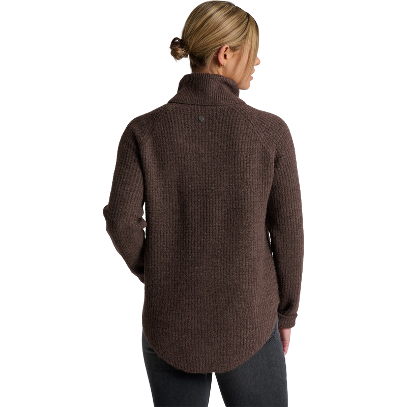 Women's Sienna Sweater, Kuhl Women's Sienna Sweater in CF-Coffee back