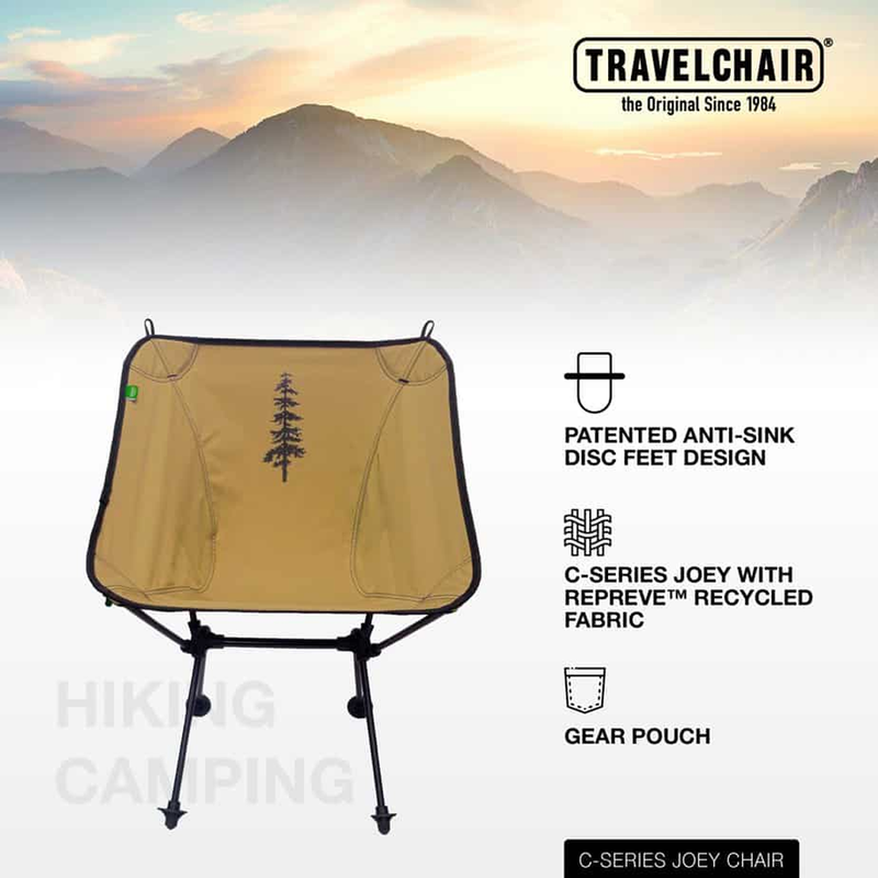 C-Series Joey with REPREVE™ Recycled Fabric, TravelChair C-Series Joey with REPREVE™ Recycled Fabric infographic 2