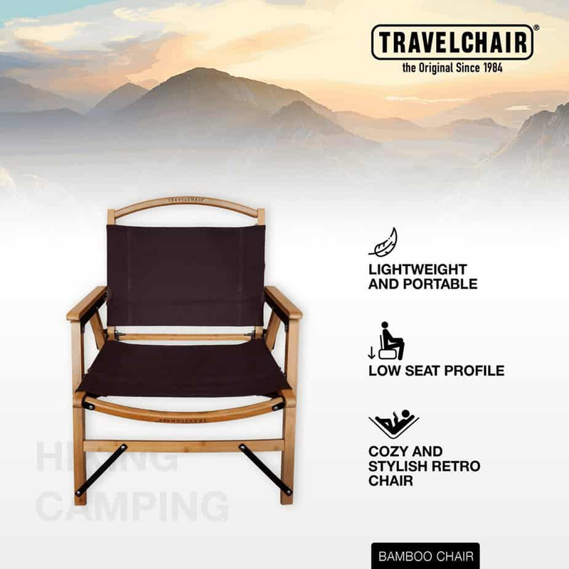 Kanpai Bamboo Chair, TravelChair Kanpai Bamboo Chair infographic 2
