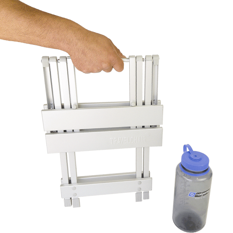 Side Canyon Table, TravelChair Side Canyon Table folded