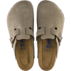 Birkenstock Men's Boston Clog Soft Footbed Taupe top