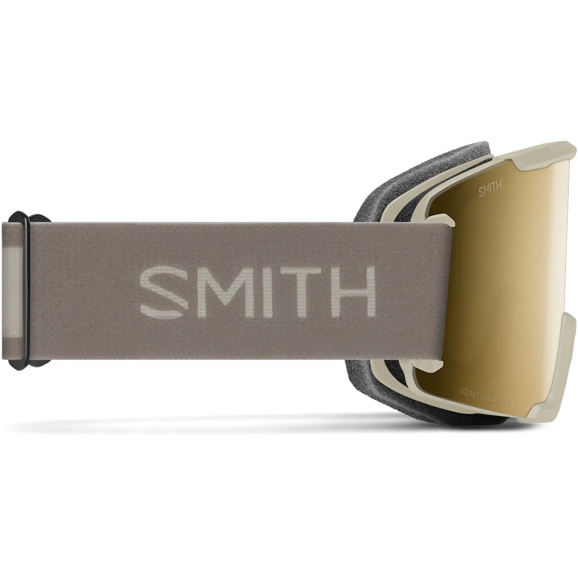 Smith Sport Optics Squad in Chalk + CP Sun Black Gold Mirror right profile
