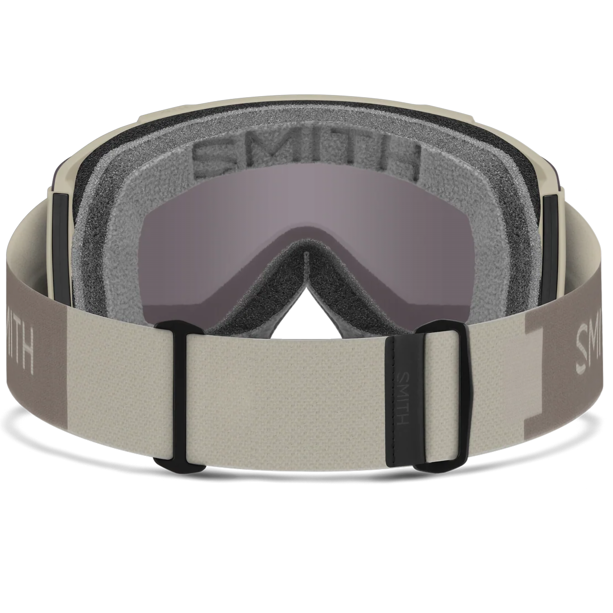 Smith Sport Optics Squad in Chalk + CP Sun Black Gold Mirror back
